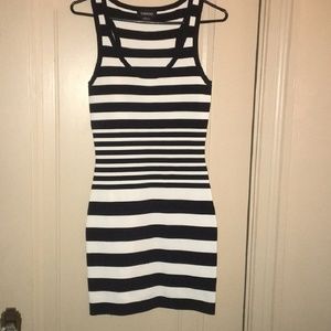 bebe Striped Knit Dress